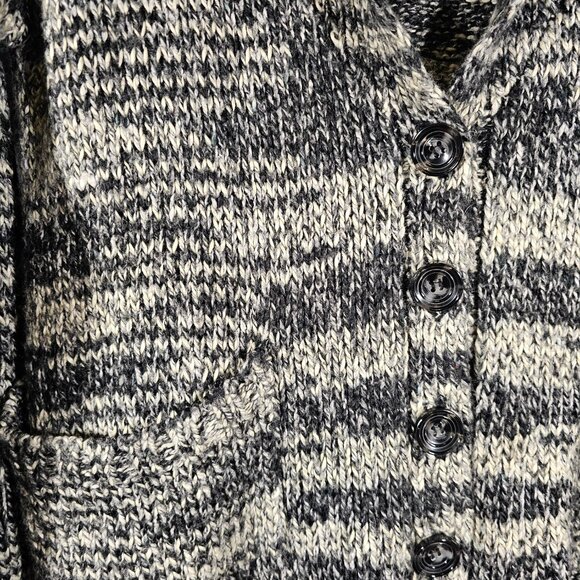 Forever 21 black, grey and cream cardigan. Size S - Picture 2 of 4